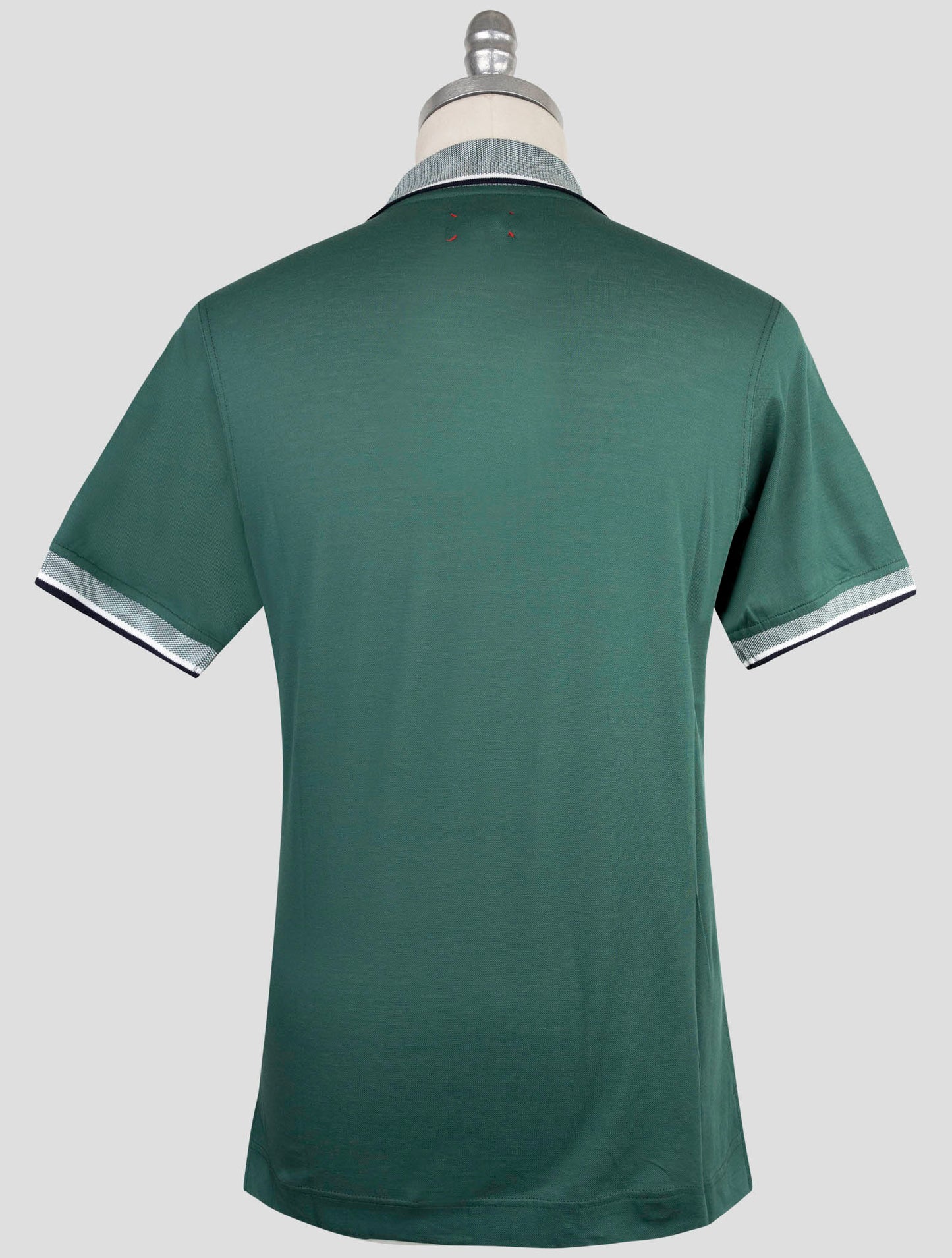 Kiton Green Cotton Polo