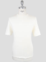 Kiton White Cotton T-Shirt