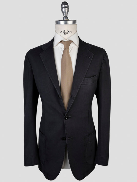 Kiton Black Cashmere Blazer