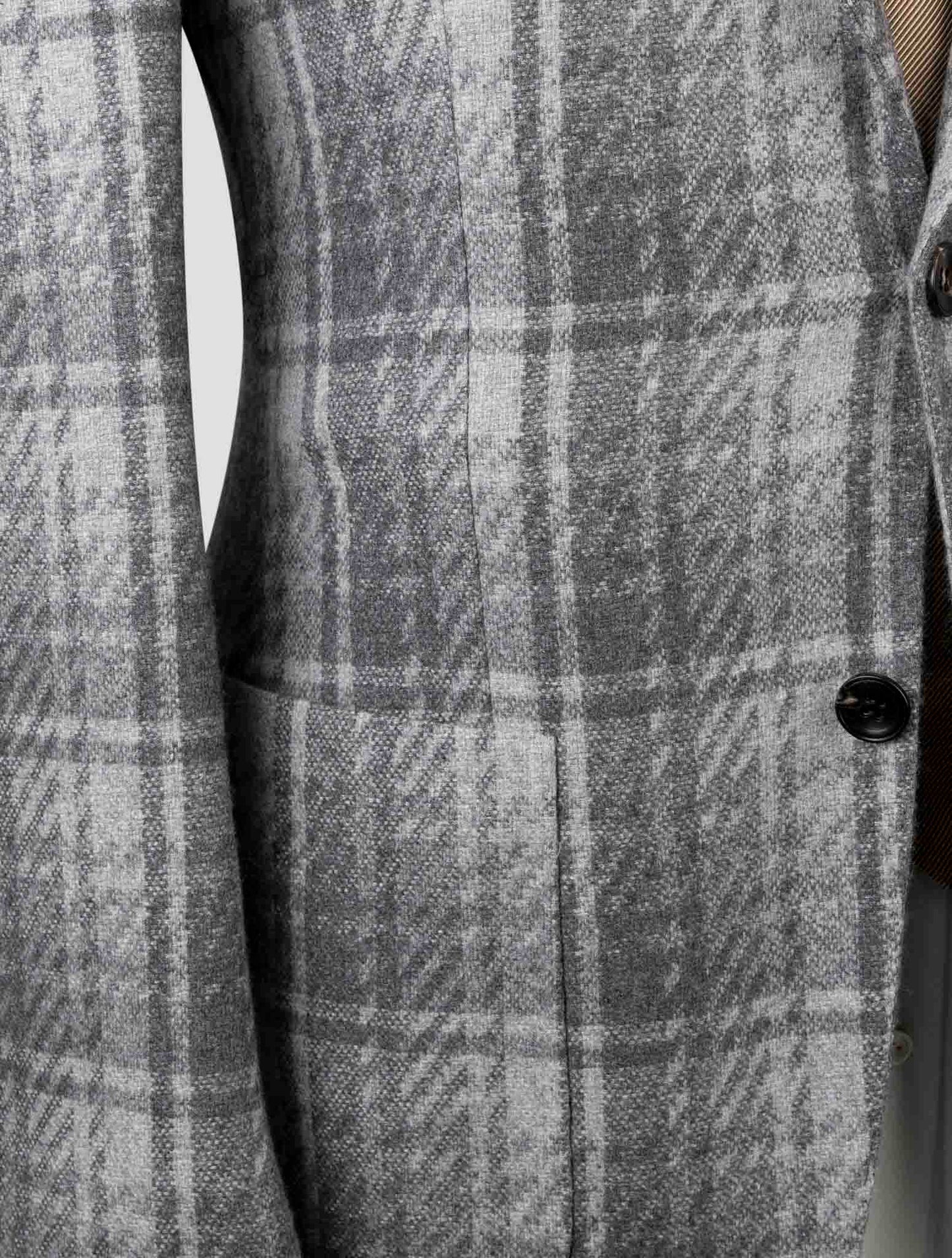 Kiton Gray Cashmere  Blazer