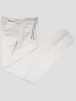 Kiton Gray Linen Cotton Ea Pants