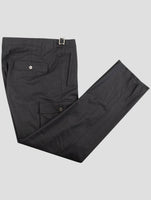 Kiton  Gray Virgin Wool  Cargo Pants