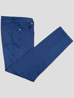 Kiton Blue Cotton Ea Jeans