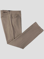 Kiton Beige Cotton Lyocell Ea Jeans