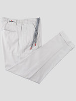 Kiton White Lyocell Ea Pants