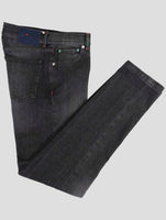 Kiton Dark Gray Cotton Ea Jeans