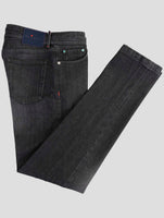 Kiton Dark Gray Cotton Ea Jeans