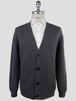 Kiton Gray Cashmere Sweater Cardigan