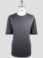 Kiton Knt Gray Cotton T-Shirt
