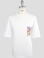 Kiton Knt White Cotton T-Shirt