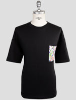 Kiton Knt Black Cotton T-Shirt
