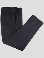 Kiton Knt Black Cotton Ea Pants