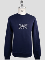 Kiton Knt Blue Cotton Sweater Crewneck