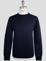 Kiton Knt Blue Viscose Ea Sweater Crewneck