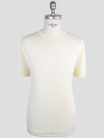 Kiton Knt White Silk T-Shirt