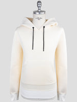 Kiton Knt White Viscose Ea Sweater Hoodie