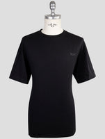 Kiton Knt Black Cotton T-Shirt