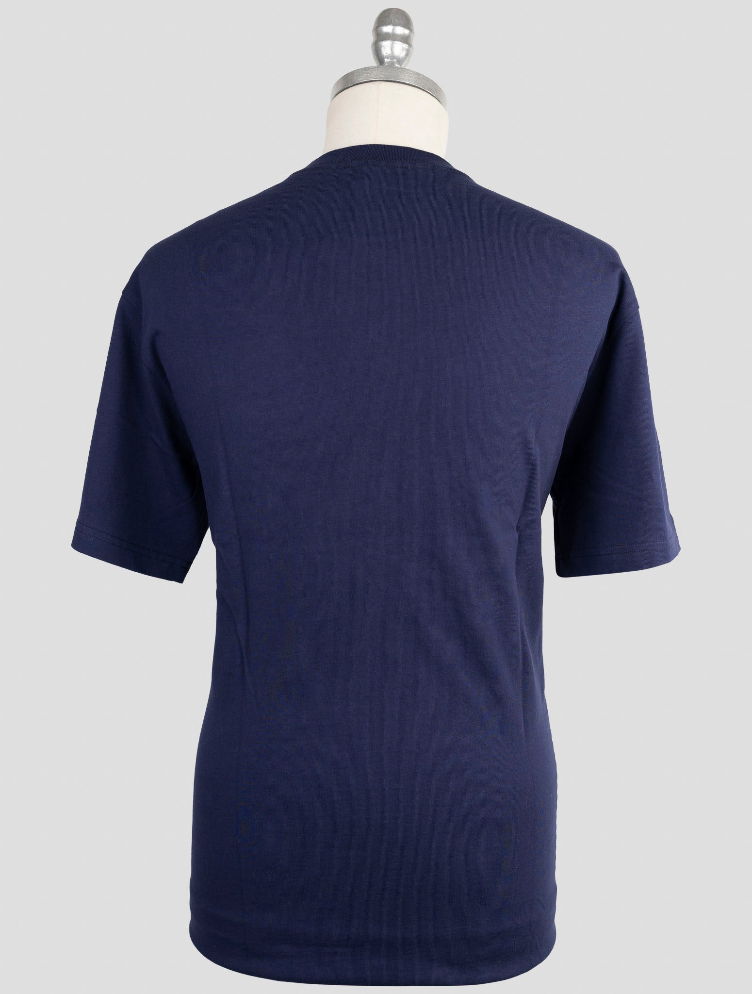 Kiton Knt Blue Cotton T-Shirt