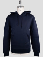 Kiton Knt Blue Viscose Ea Sweater Hoodie