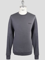 Kiton Knt Gray Cotton Sweater Crewneck