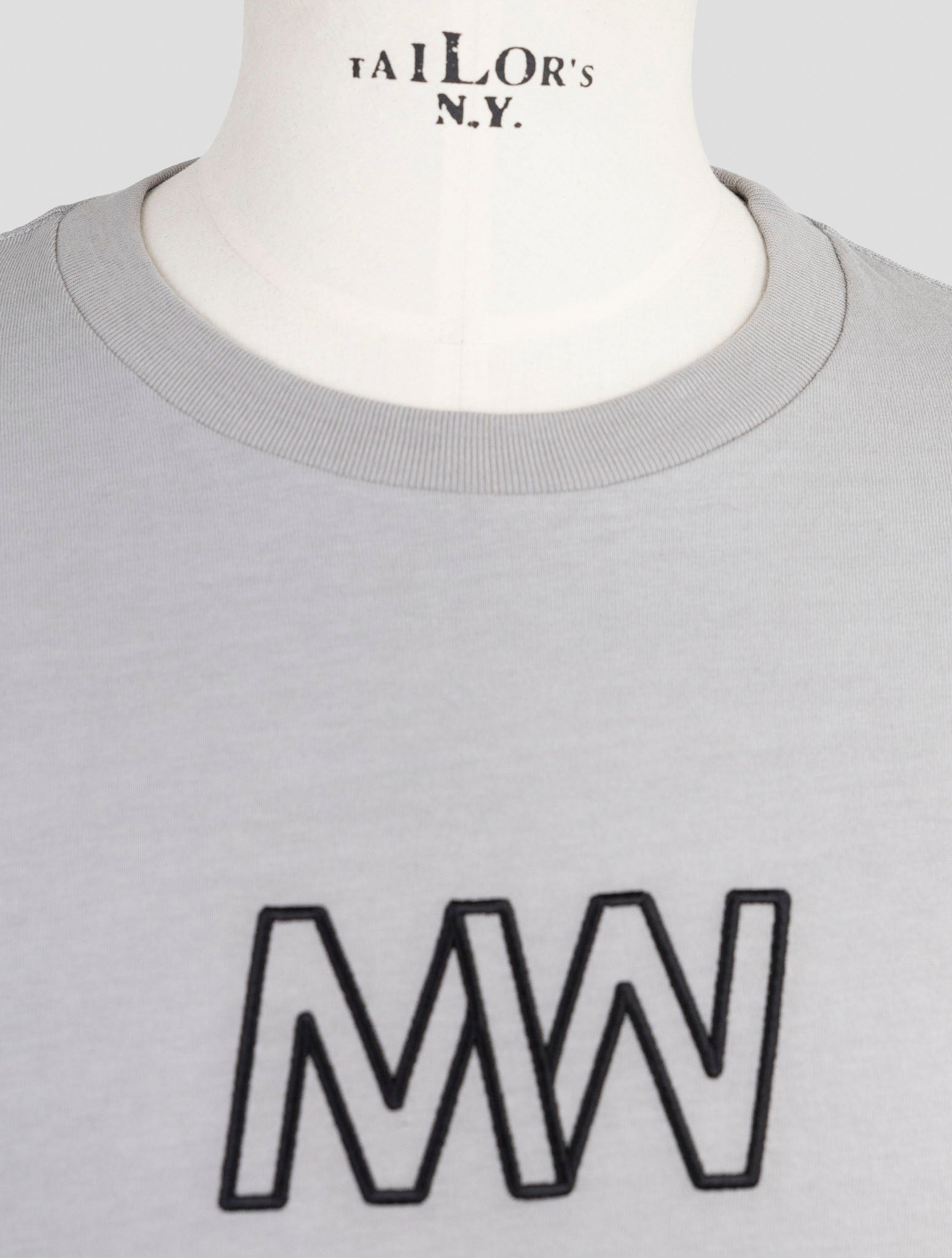 Kiton Knt Gray Cotton T-Shirt