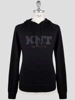 Kiton Knt Black Viscose Ea Sweater Hoodie