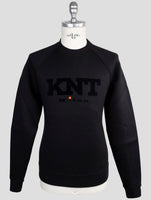Kiton Knt Black Cotton Sweater Crewneck