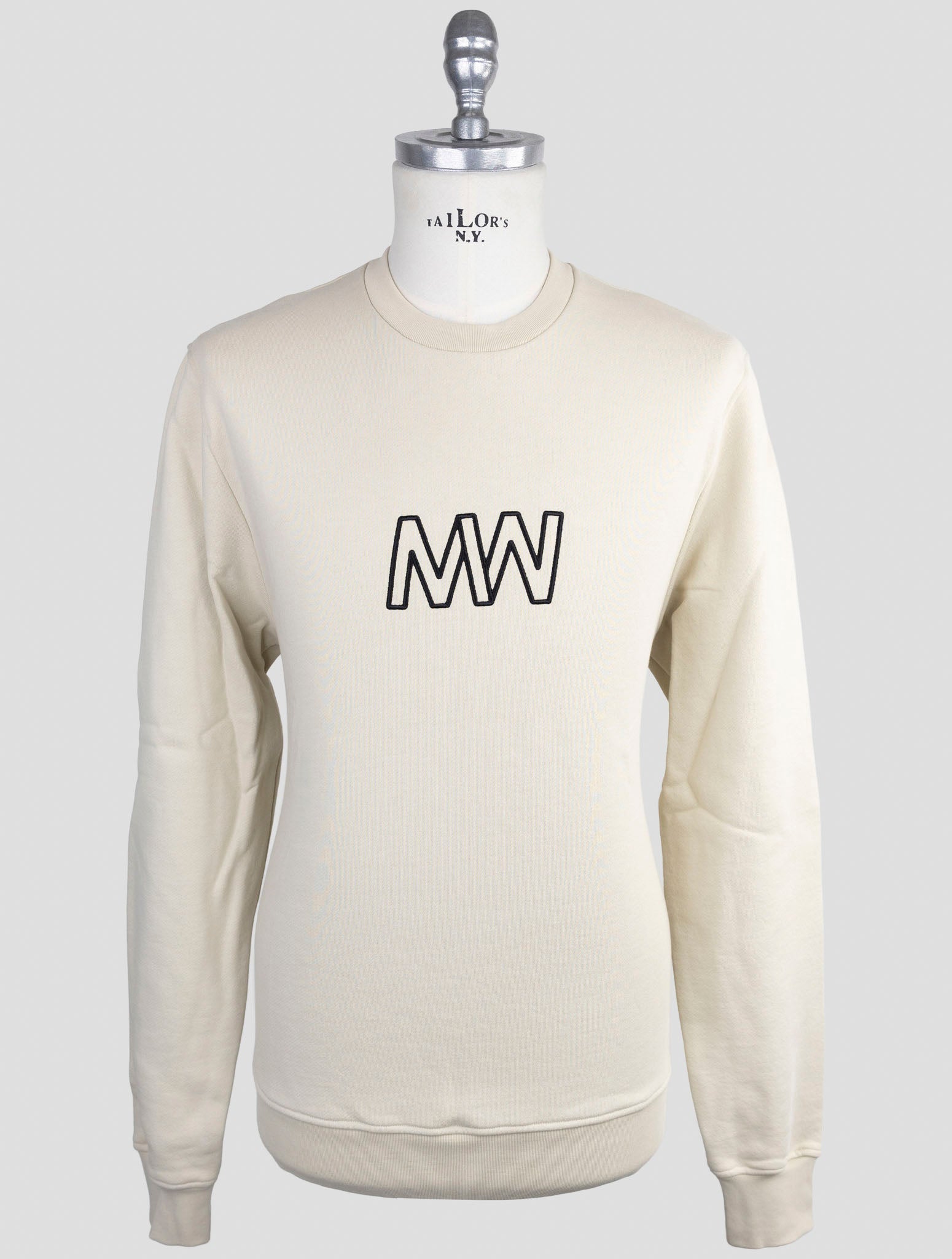 Kiton Knt Beige Cotton Sweater Crewneck