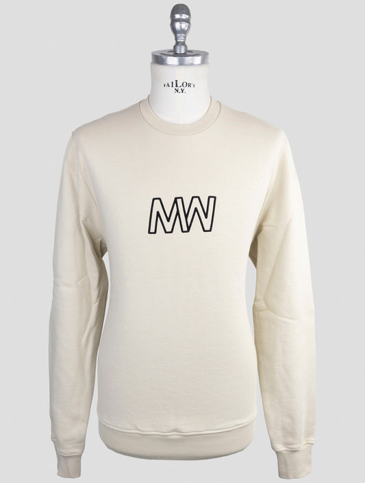 Kiton Knt Beige Cotton Sweater Crewneck