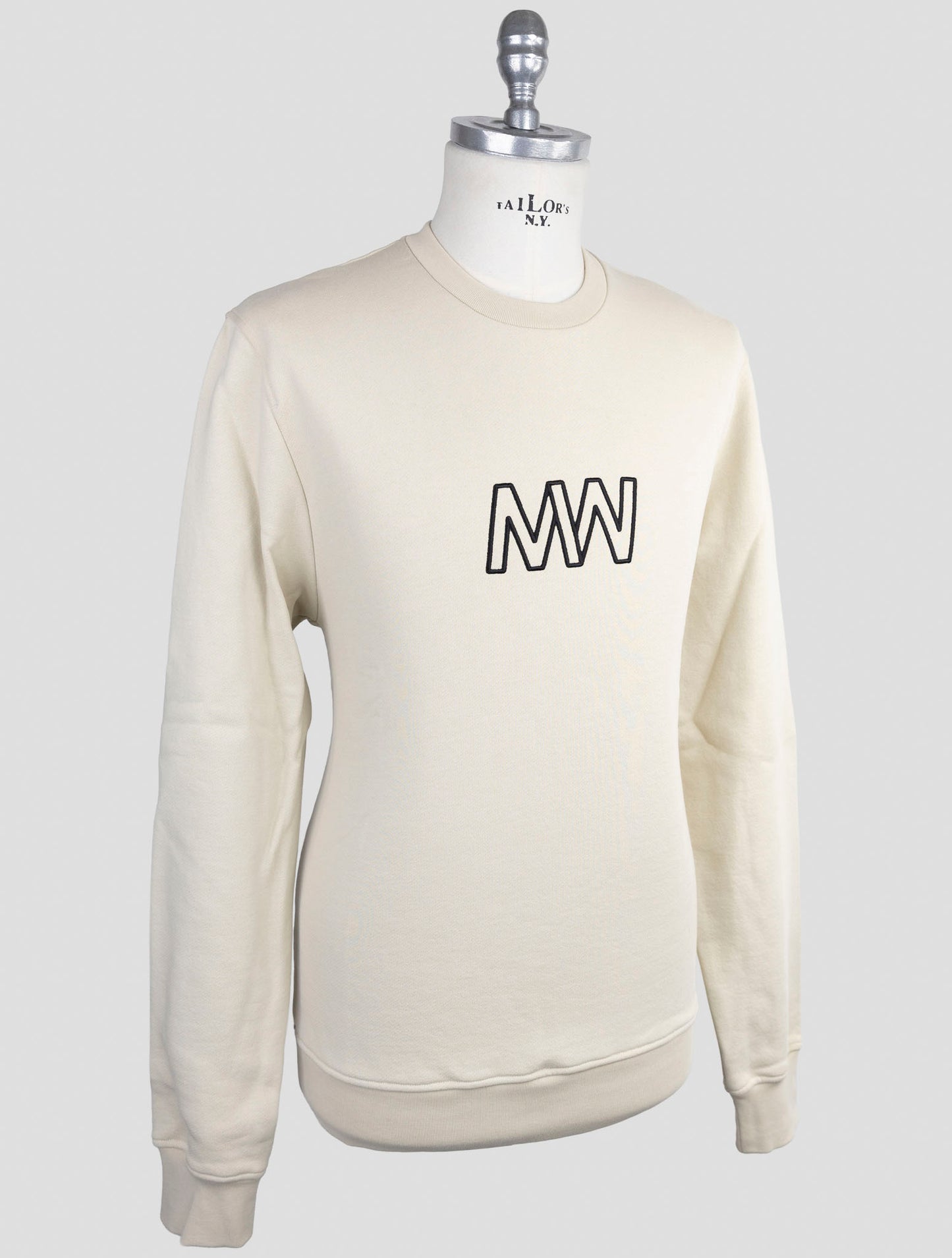 Kiton Knt Beige Cotton Sweater Crewneck