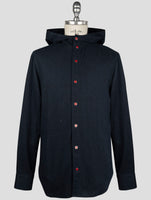 Kiton Blue Cotton Shirt Mariano