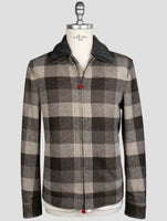 Kiton Gray Virgin Wool Coat