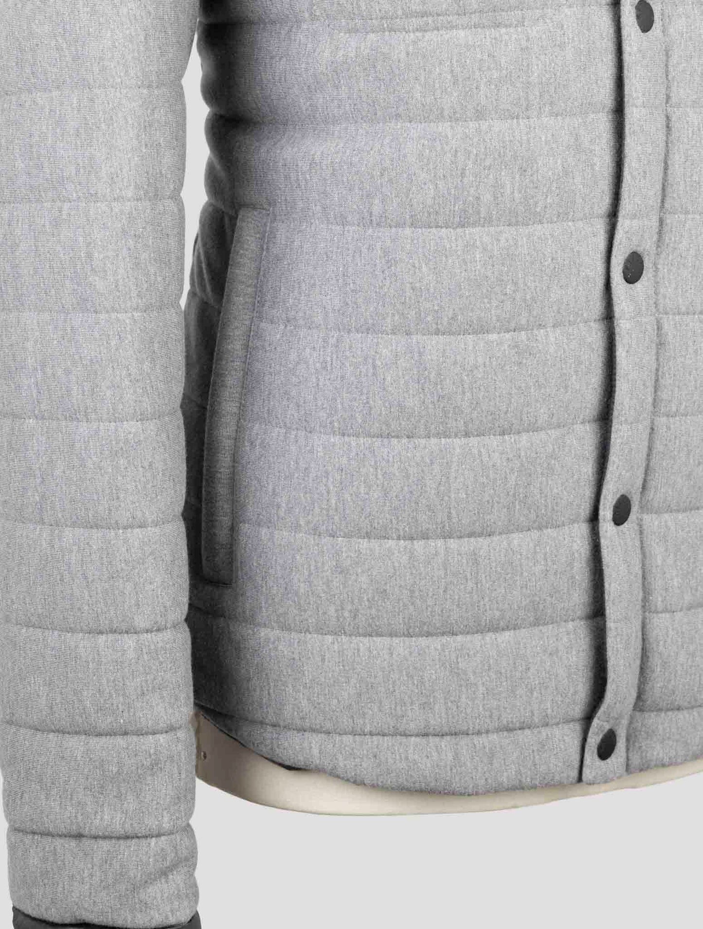 Kiton Gray Cotton Cashmere Coat