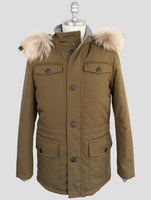 Kiton Green Pl Cotton Coat