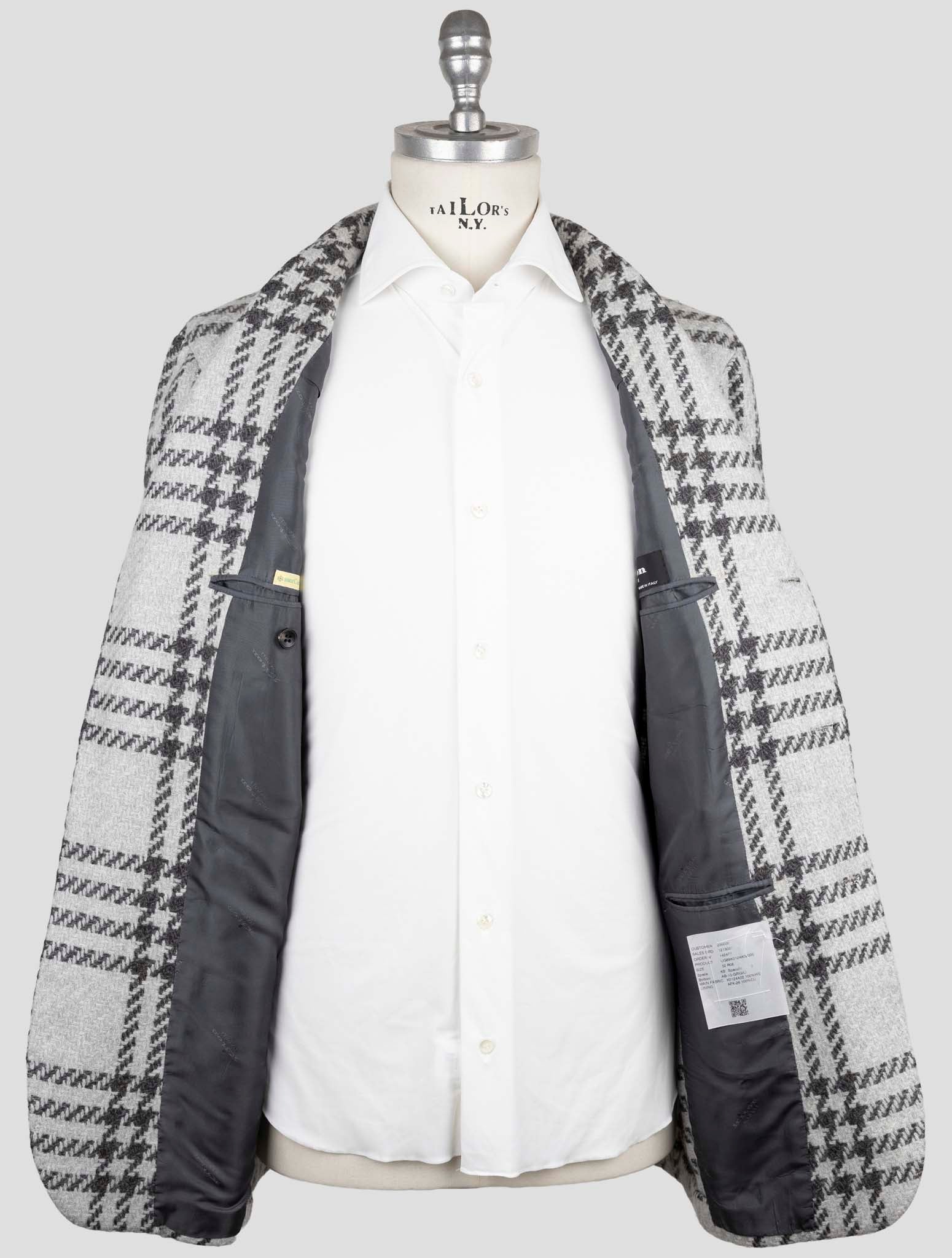 Kiton Gray Cashmere Blazer