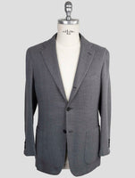 Kiton Knt Gray Virgin Wool Ea Blazer
