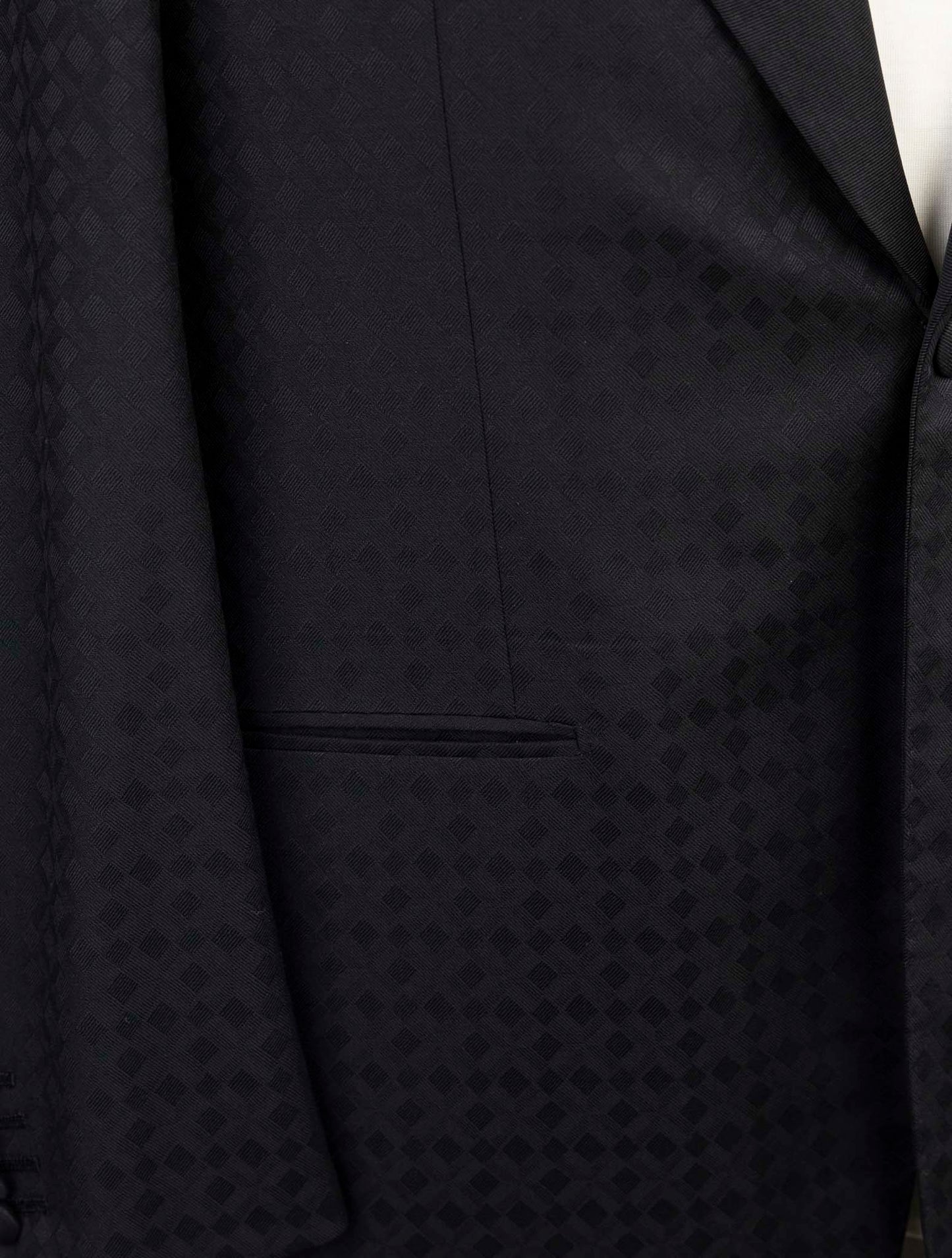 Kiton Knt Black Virgin Wool Mohair Blazer