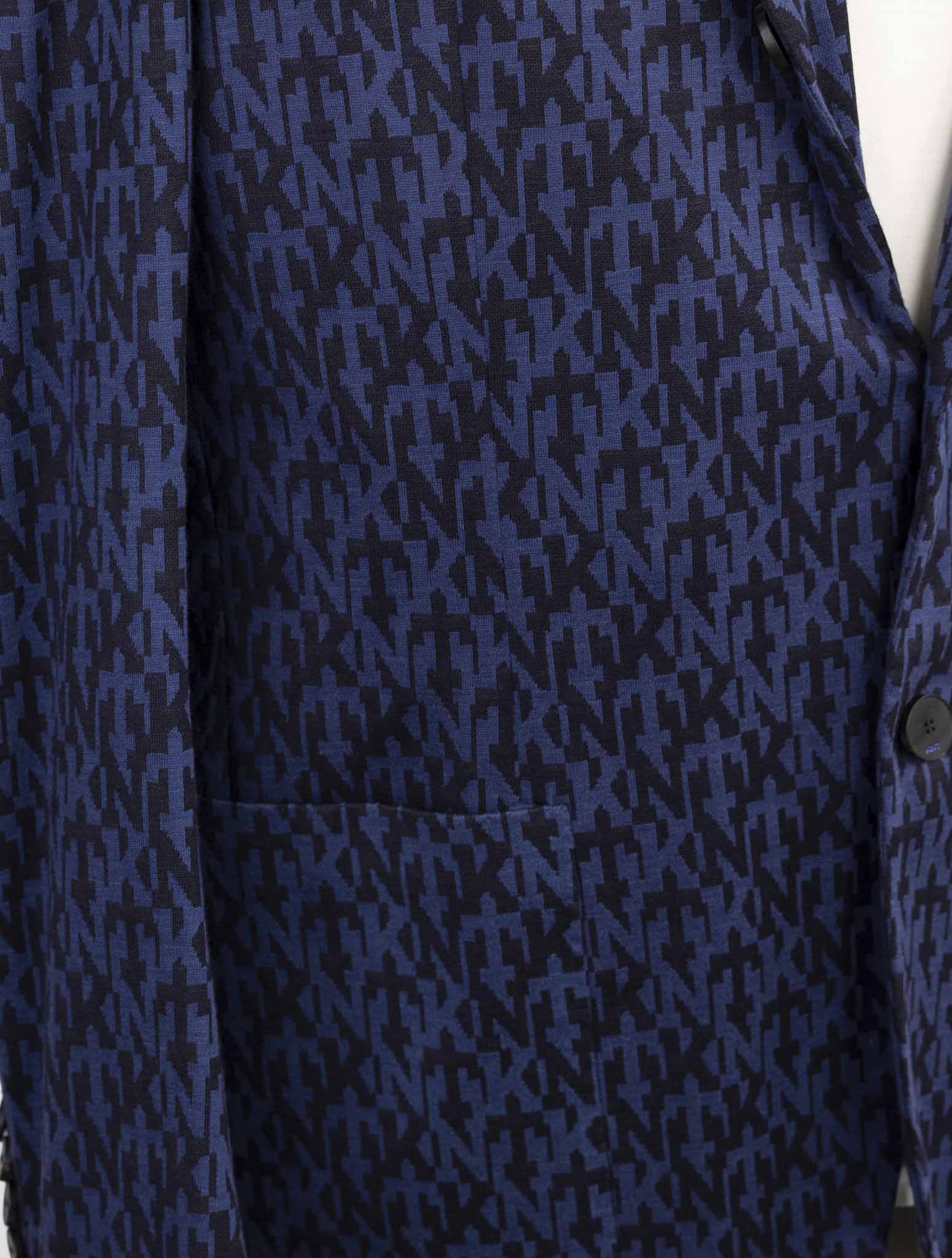 Kiton Knt Blue Cotton Cashmere Pa Blazer
