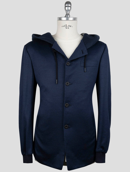 Kiton Knt Blue Wool Suit