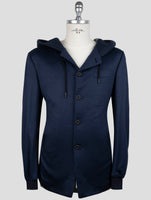 Kiton Knt Blue Wool Suit