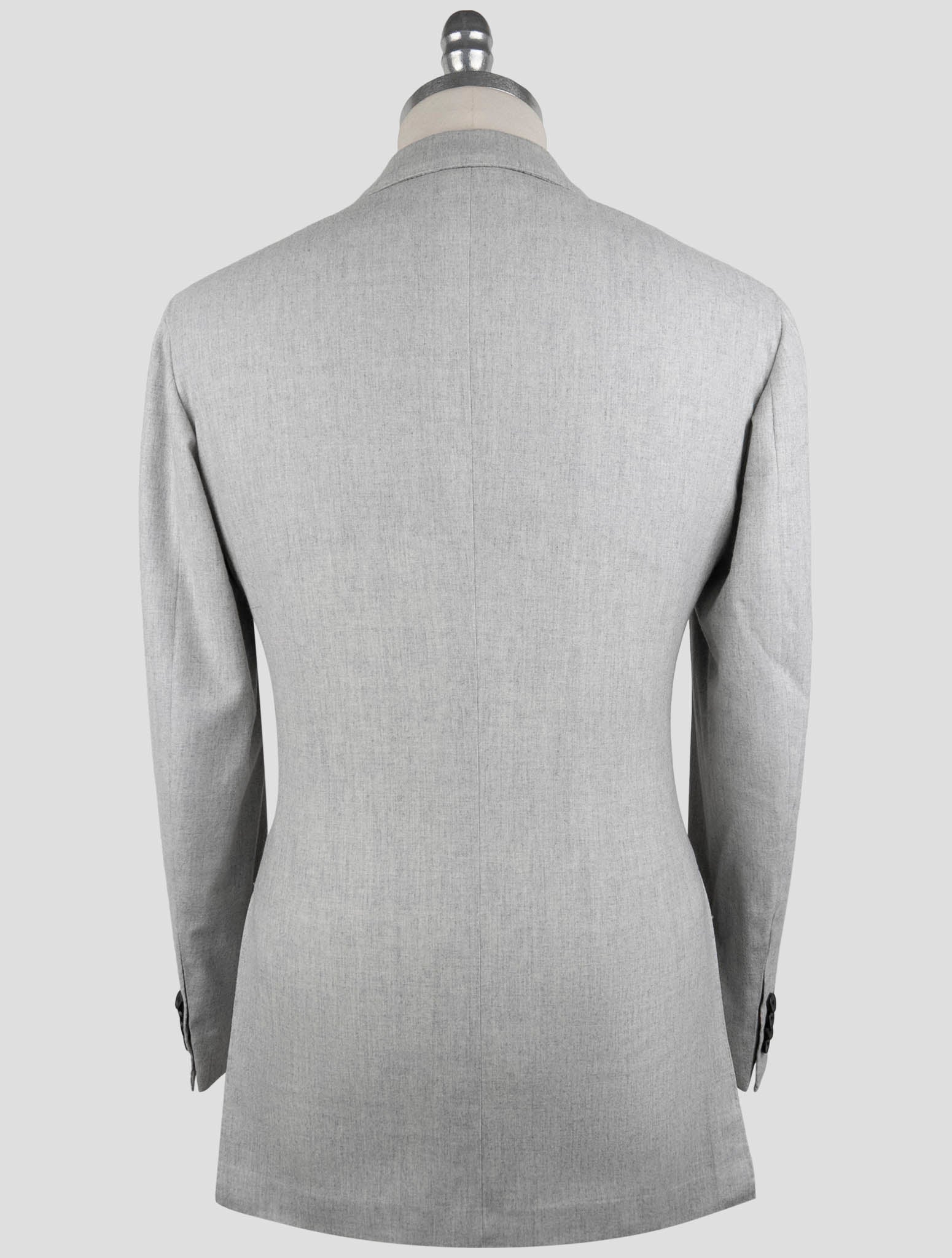 Kiton Knt Gray Virgin Wool Cashmere Pa Ea Suit