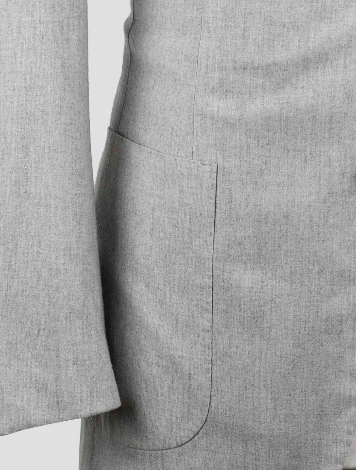 Kiton Knt Gray Virgin Wool Cashmere Pa Ea Suit