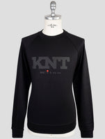 Kiton Knt Black Viscose Ea Sweater Crewneck