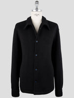 Kiton Knt Black Cashmere Pa Coat