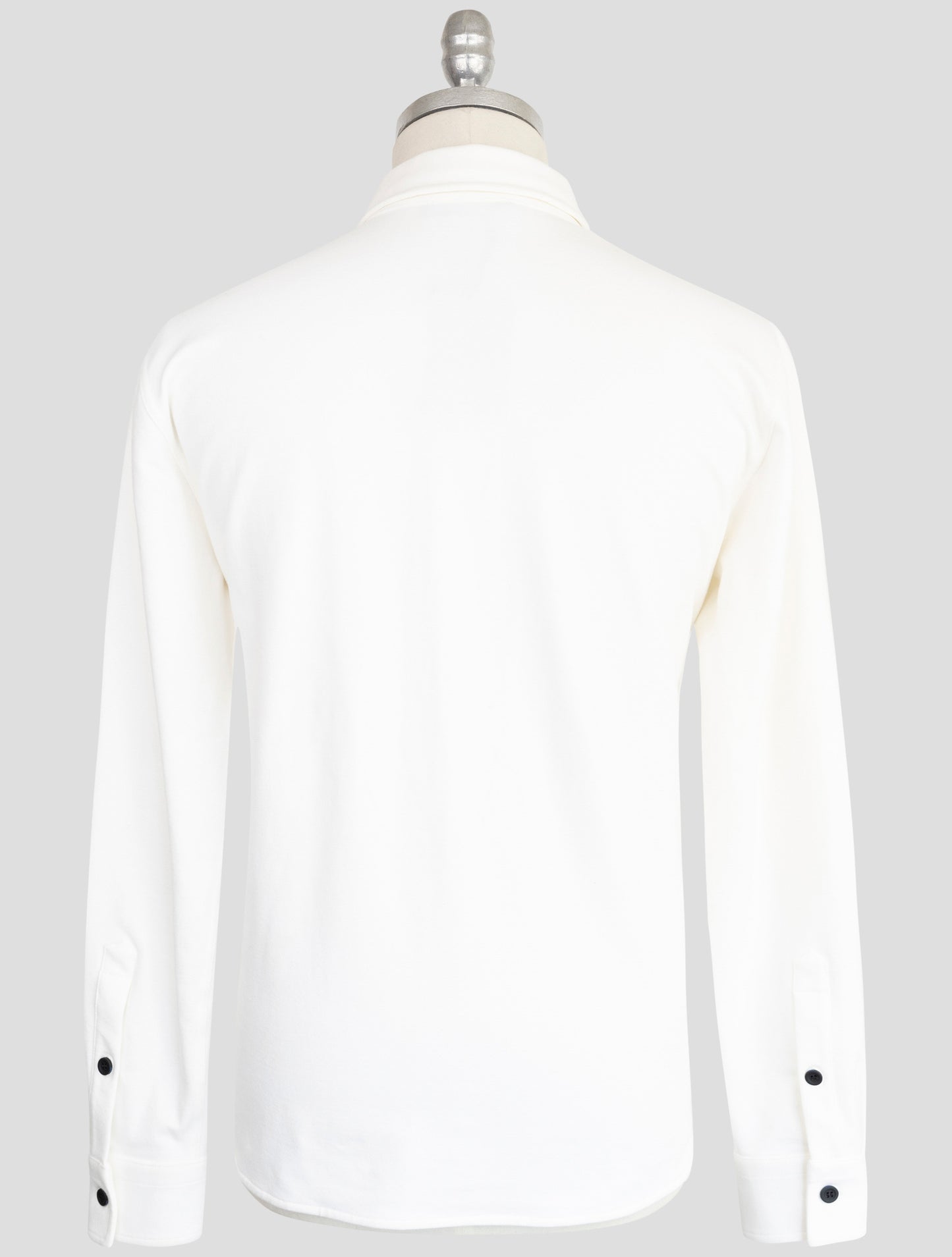 kiton Knt White Cotton Ea Overshirt