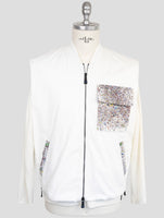 Kiton Knt White Cotton Coat Gilet