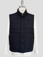Kiton Knt Blue Pl Coat Gilet