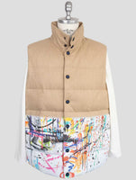 Kiton Knt Beige Virgin Wool Cashmere Coat Gilet