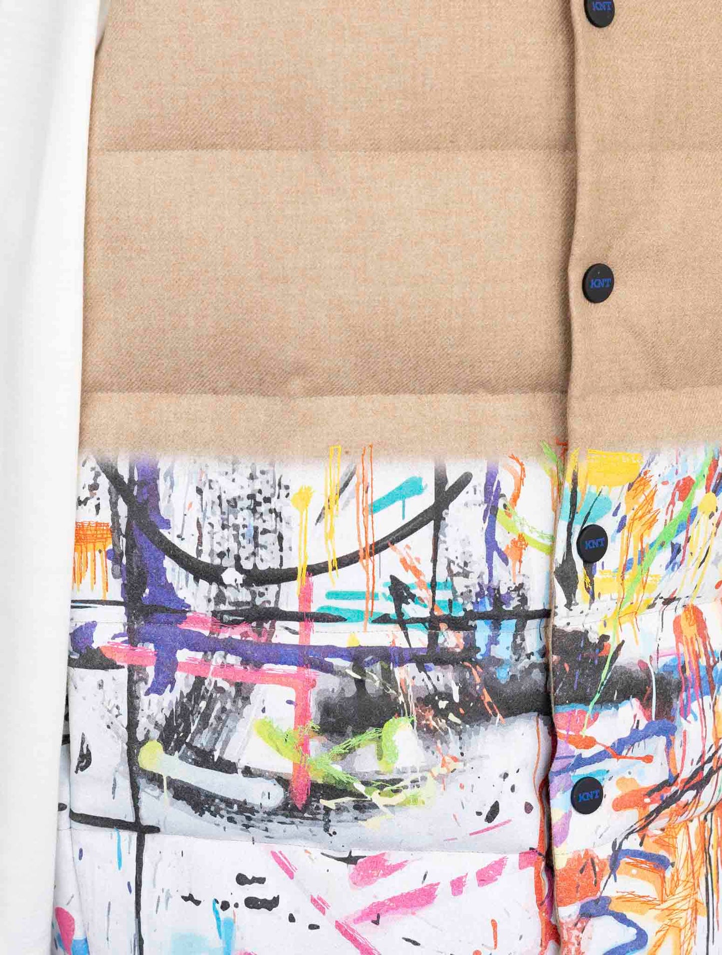 Kiton Knt Beige Virgin Wool Cashmere Coat Gilet