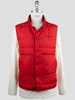 Kiton Knt Red Pl Coat Gilet